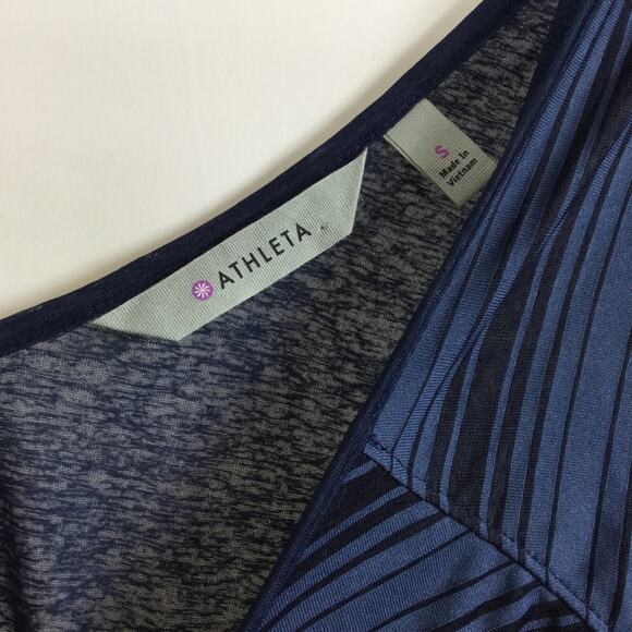 Athleta Sun Stripe Short Sleeve, size small - Picture 2 of 5